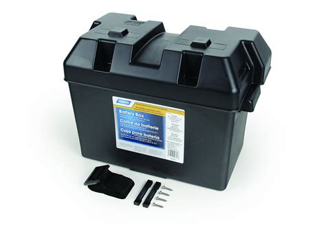 metal battery box for 5th wheel|camco rv battery box.